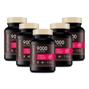 LACTOLERANCE 9000 - Pack de 720 gélules de lactase